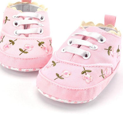 Zapatillas deportivas con bordado para bebé