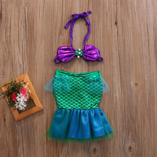 Conjunto de escamas de gasa, traje de baño, bikini, traje de baño, trajes de baño, vestido