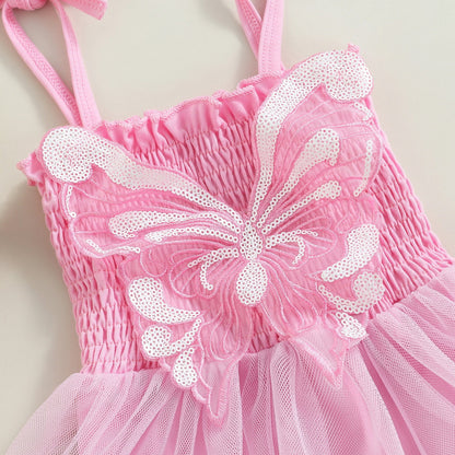 Pelele de verano con mariposas para niñas