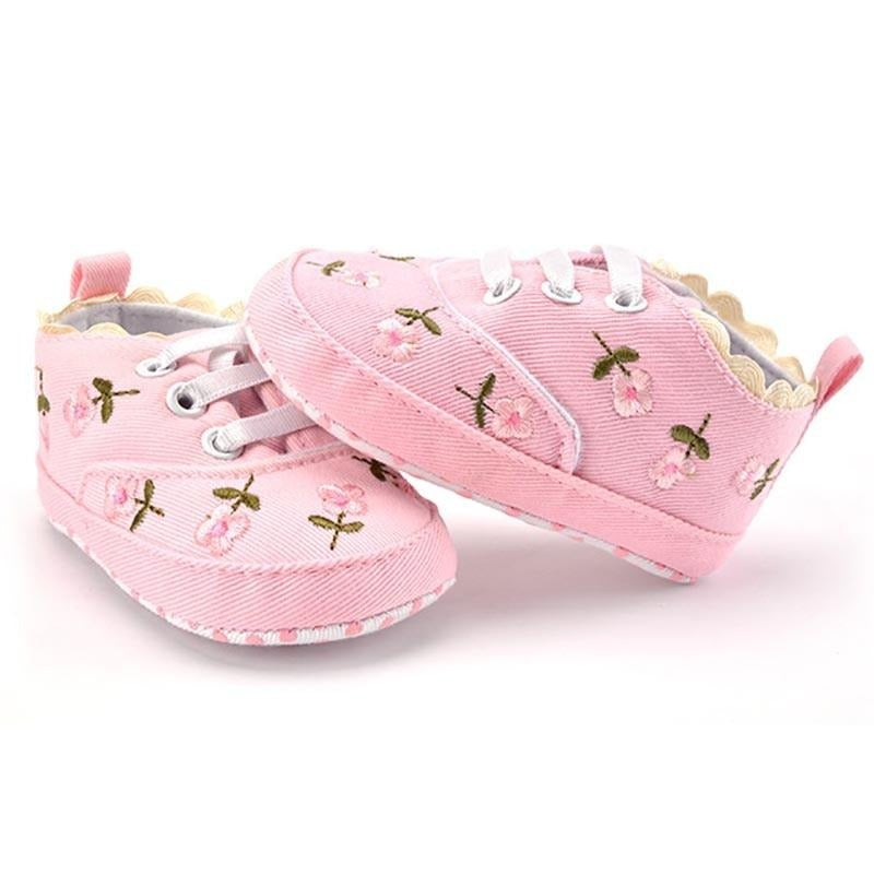 Zapatillas deportivas con bordado para bebé