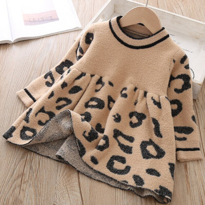 Vestido con estampado animal