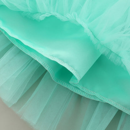 Vestido de tul con lazo 
