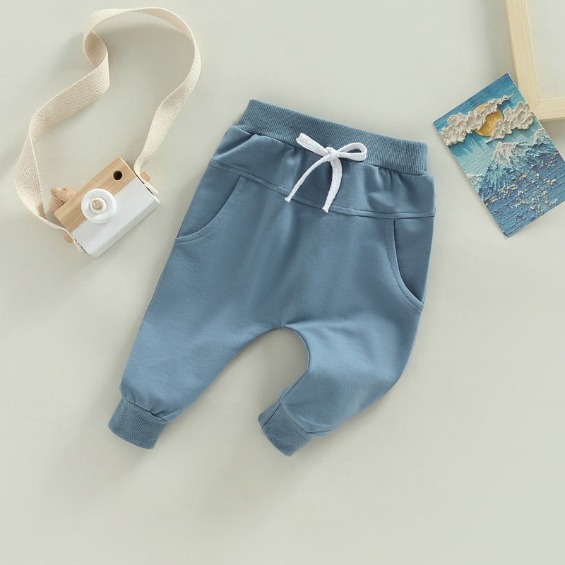 Pantalones deportivos para bebés, niños y niñas