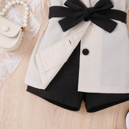 Conjunto de ropa de verano de 4 piezas, tallas 4-7
