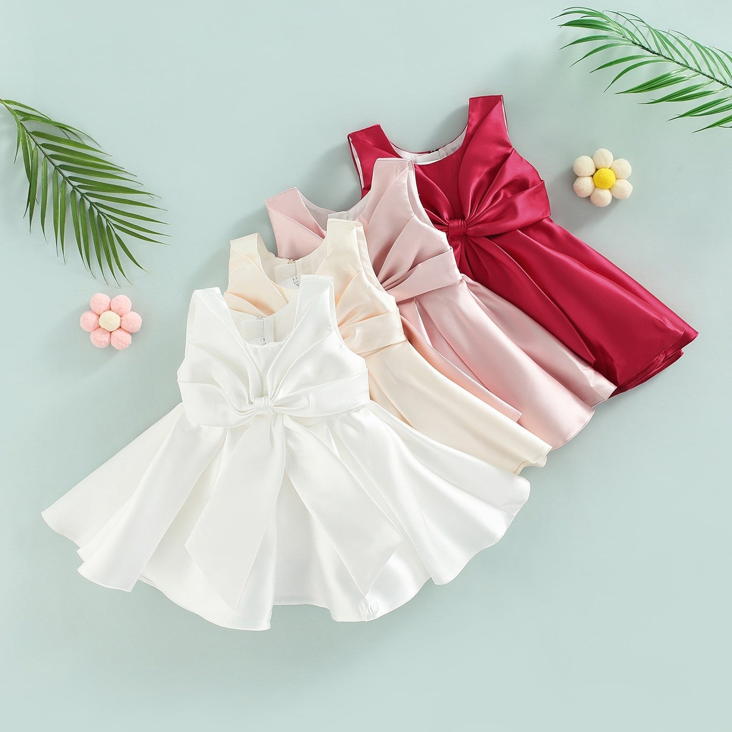 Vestido con lazo 
