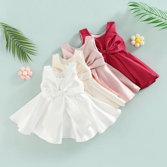 Vestido con lazo 