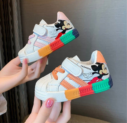 Colored Mr. Mouse children's sneakers