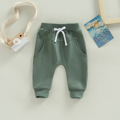 Pantalones deportivos para bebés, niños y niñas