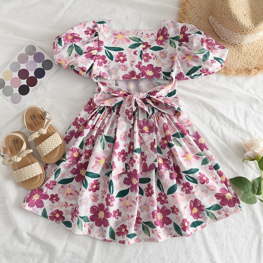 Vestido elegante con lazo