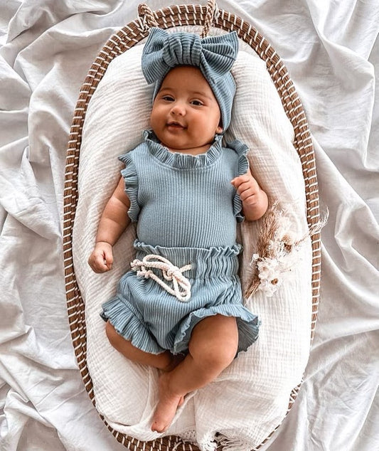 Conjunto básico infantil con diadema