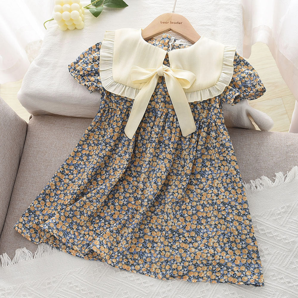 Vestido elegante con lazo