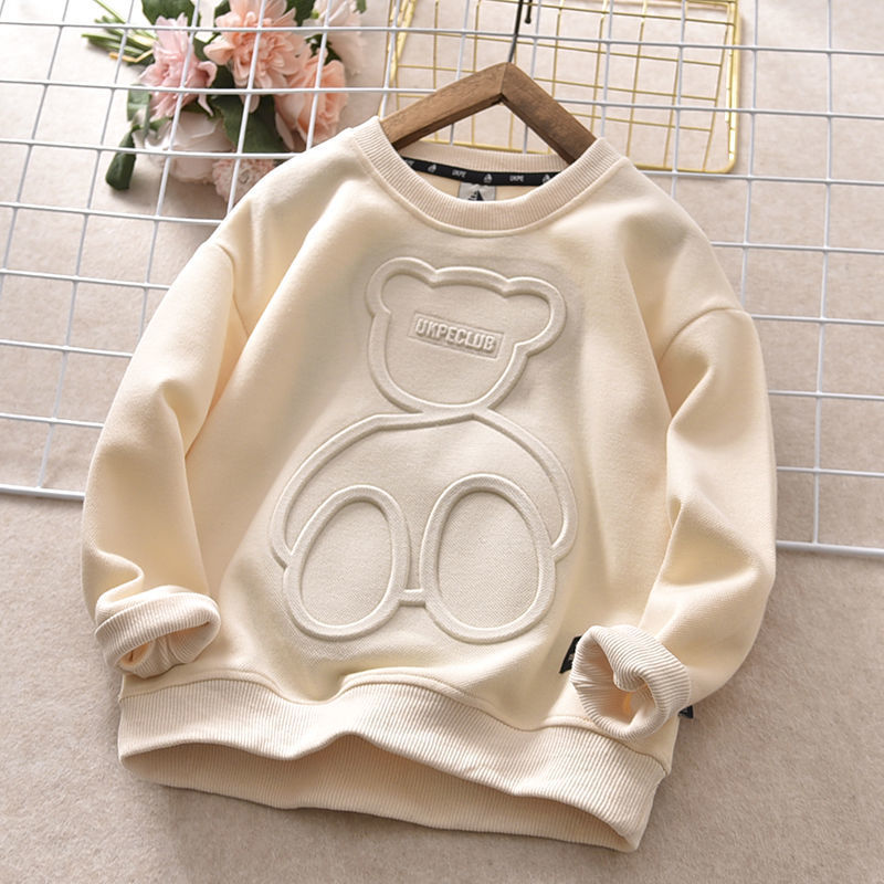 Sudadera con capucha de oso para niños