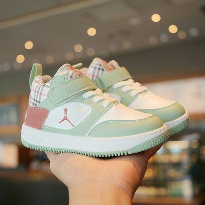 Zapatillas altas de baloncesto transpirables para niños 