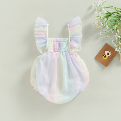 Body infantil de tul de colores