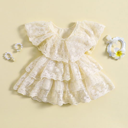 Vestido de encaje para niños