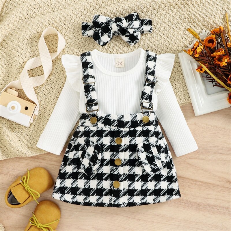 Conjunto de 3 piezas de otoño a la moda