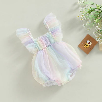 Body infantil de tul de colores