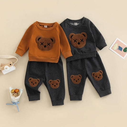 Conjunto infantil de oso