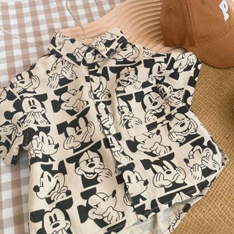 Camisa de manga larga de Mickey de dibujos animados