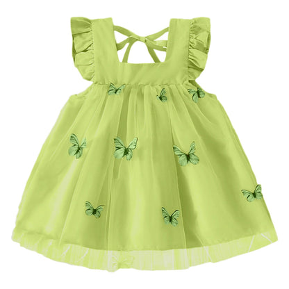 Vestido de tul con mariposas