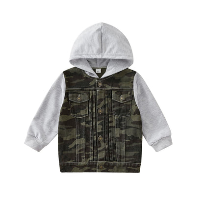 Botones de blusa infantil con capucha