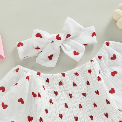 Body infantil Corazones