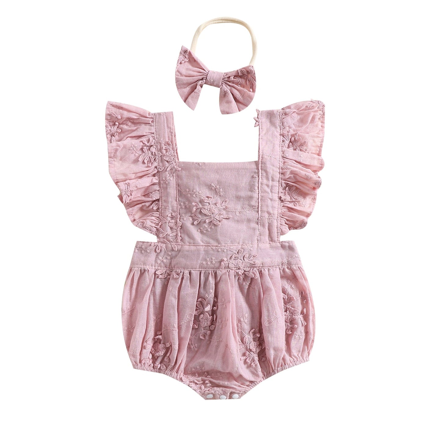 Body infantil floral + fajín