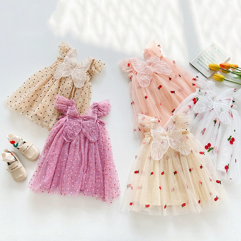 Vestido de princesa mariposa 