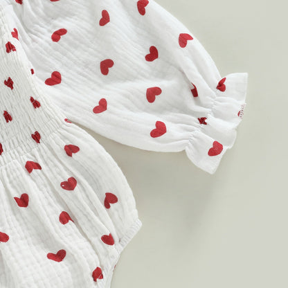 Body infantil Corazones