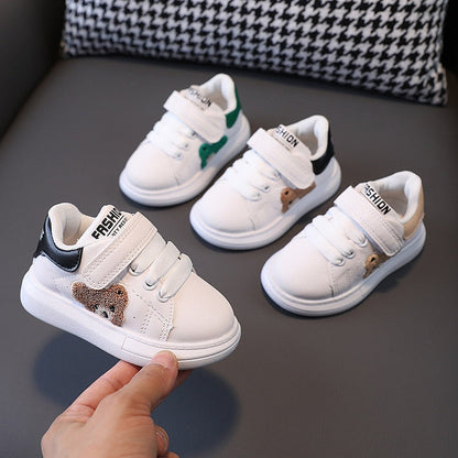 Zapatillas de deporte para niños con diseño de oso panda 