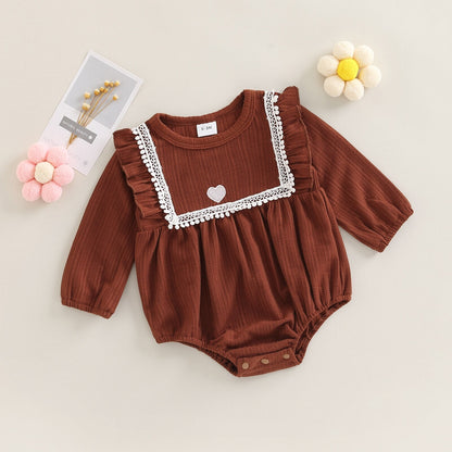 Body infantil marrón
