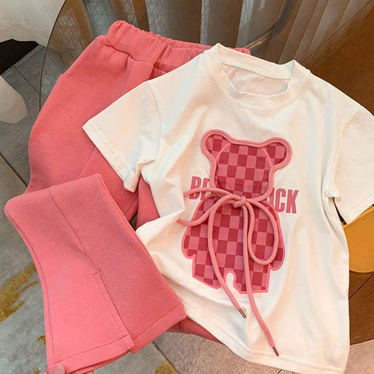 Conjunto de niña oso