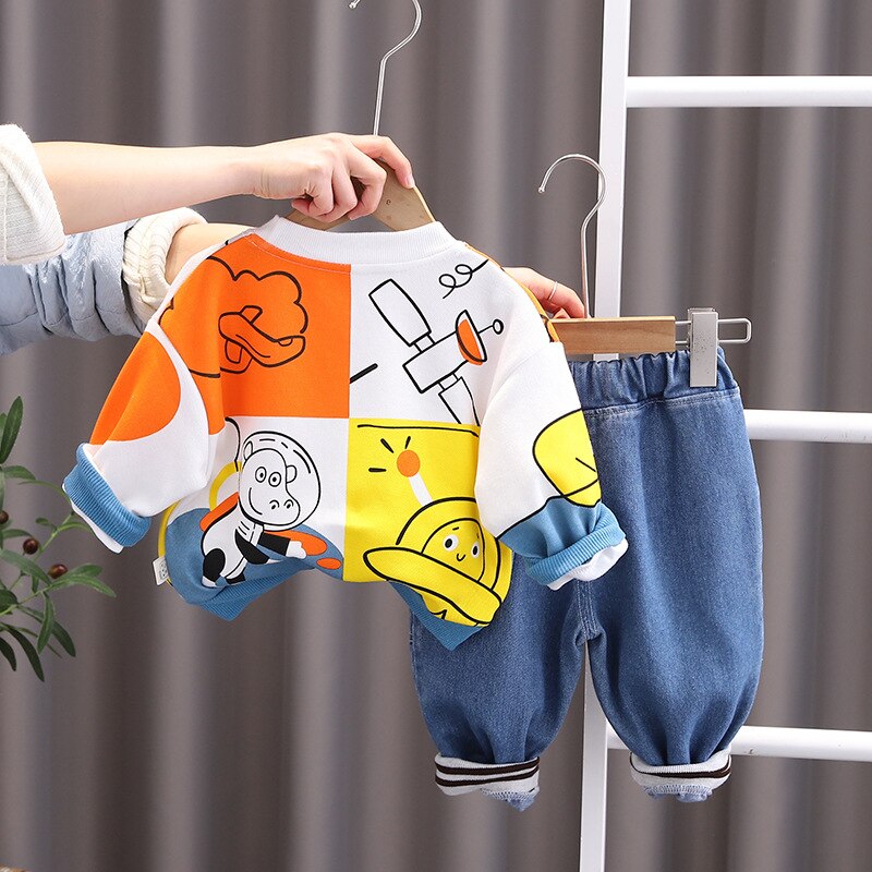 Conjunto de blusa infantil Colores