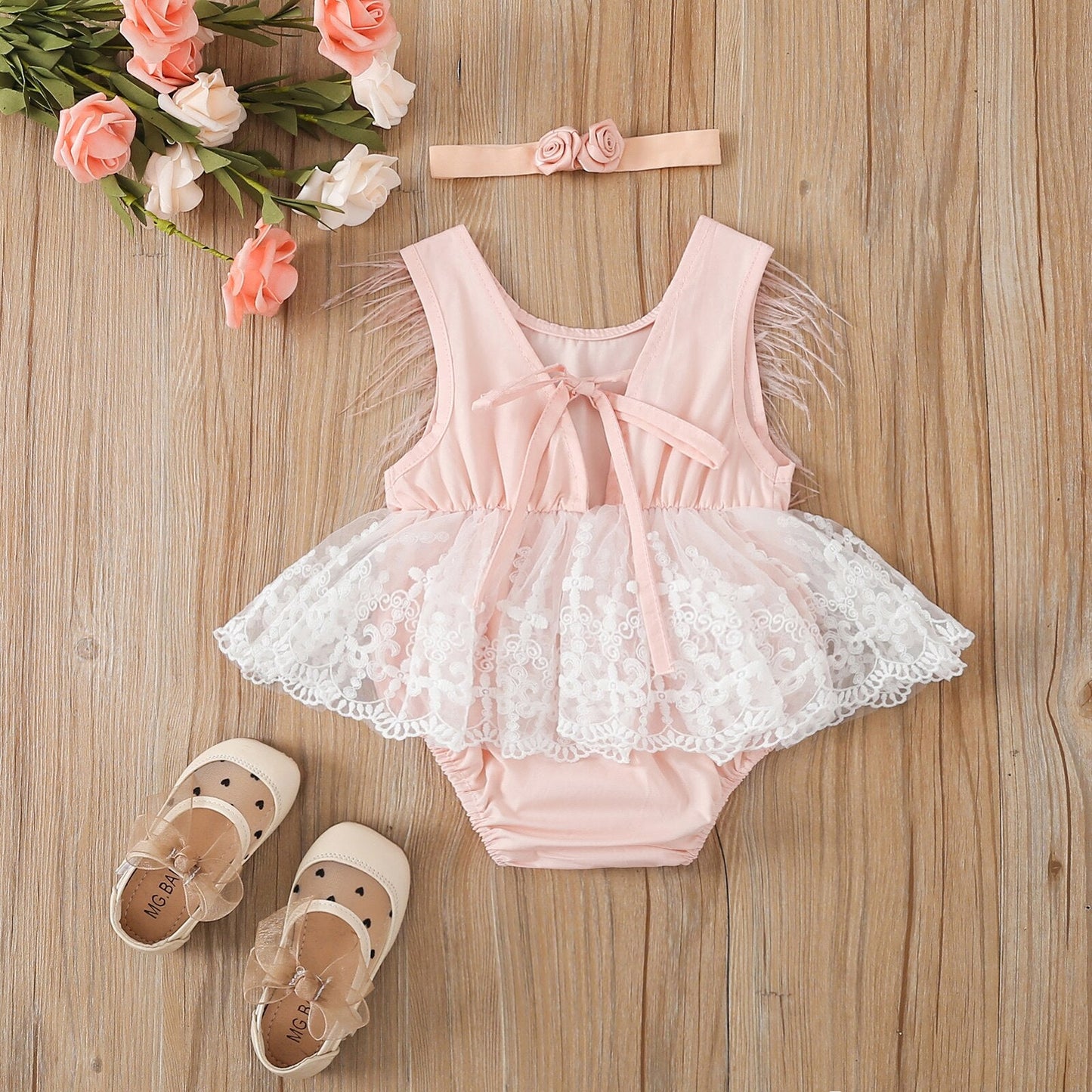 Body Infantil Rosa + Faja