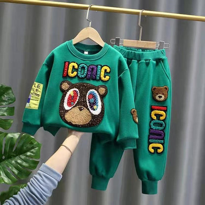 Conjunto de ropa deportiva para niños y niñas, 2 piezas