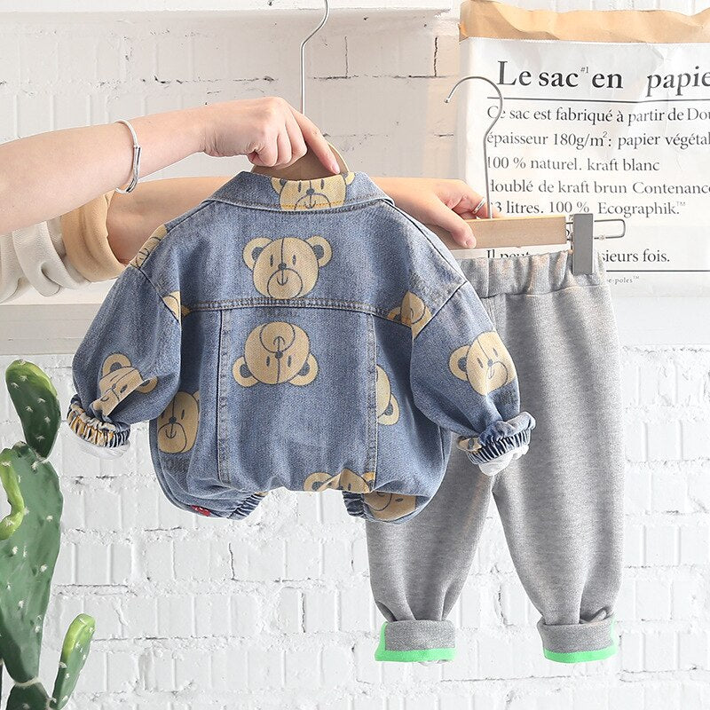 Conjunto de 3 piezas de oso 