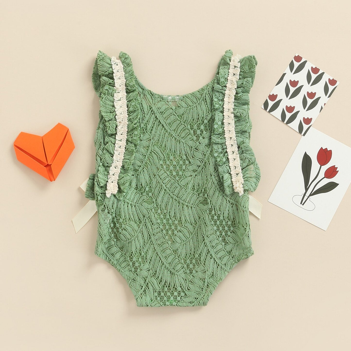 Body infantil verde