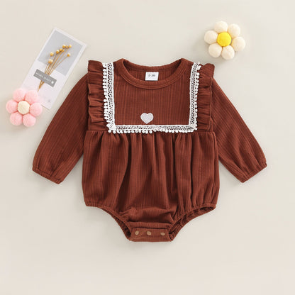 Body infantil marrón