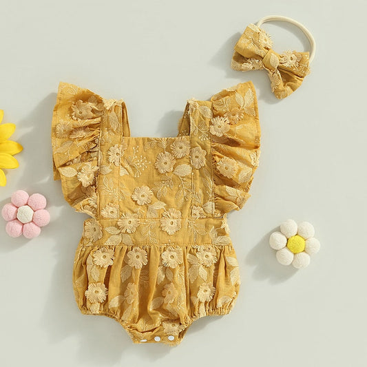 Romper flores + lazo