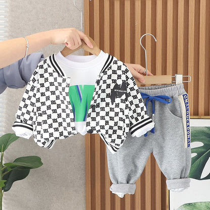Conjunto de sudadera de béisbol para niños