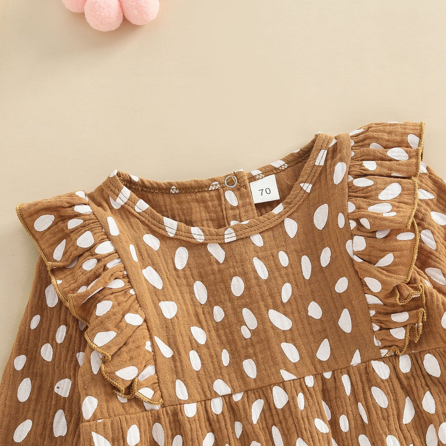 Body infantil marrón