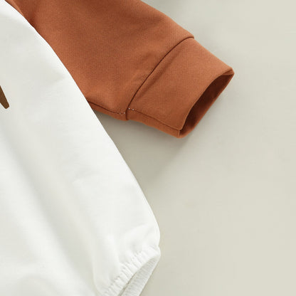 Body infantil con capucha de calabaza