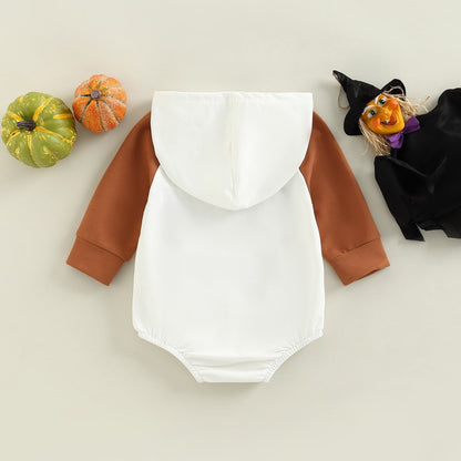 Body infantil con capucha de calabaza