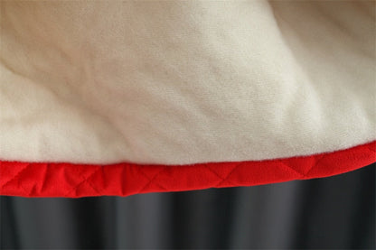 معاطف بغطاء للرأس، آذان كبيرة، مبطنة بالقطن، مخملية دافئة