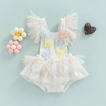 Body infantil de mariposas