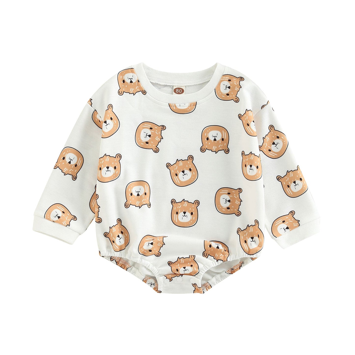 Body de bebé osito de peluche y flores