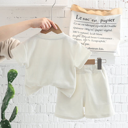 Conjunto infantil de verano de cocodrilo