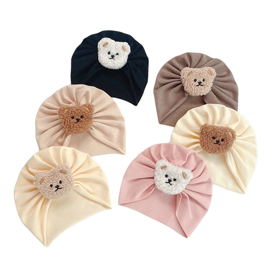 Gorra de niña oso
