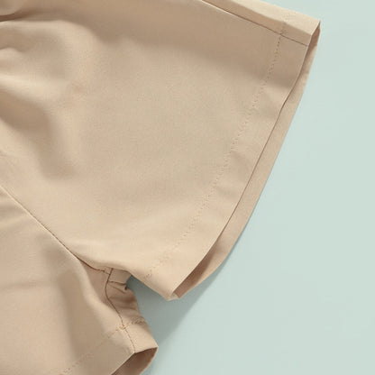 Conjunto de 3 piezas de verano: camiseta de manga larga transparente, camiseta sin mangas y pantalones cortos.