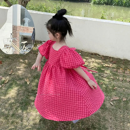 Vestido elegante con lazo